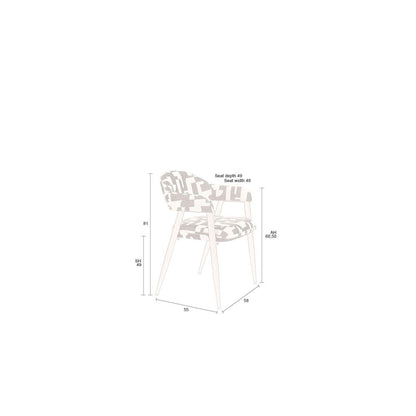 Dutchbone Eetkamerstoel Miyo