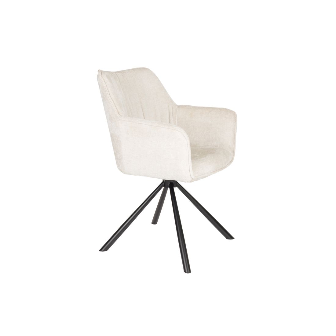 White Label Living Eetkamerstoel Kodak Wit