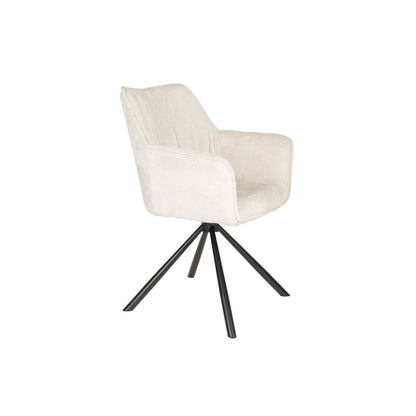 White Label Living Eetkamerstoel Kodak Wit