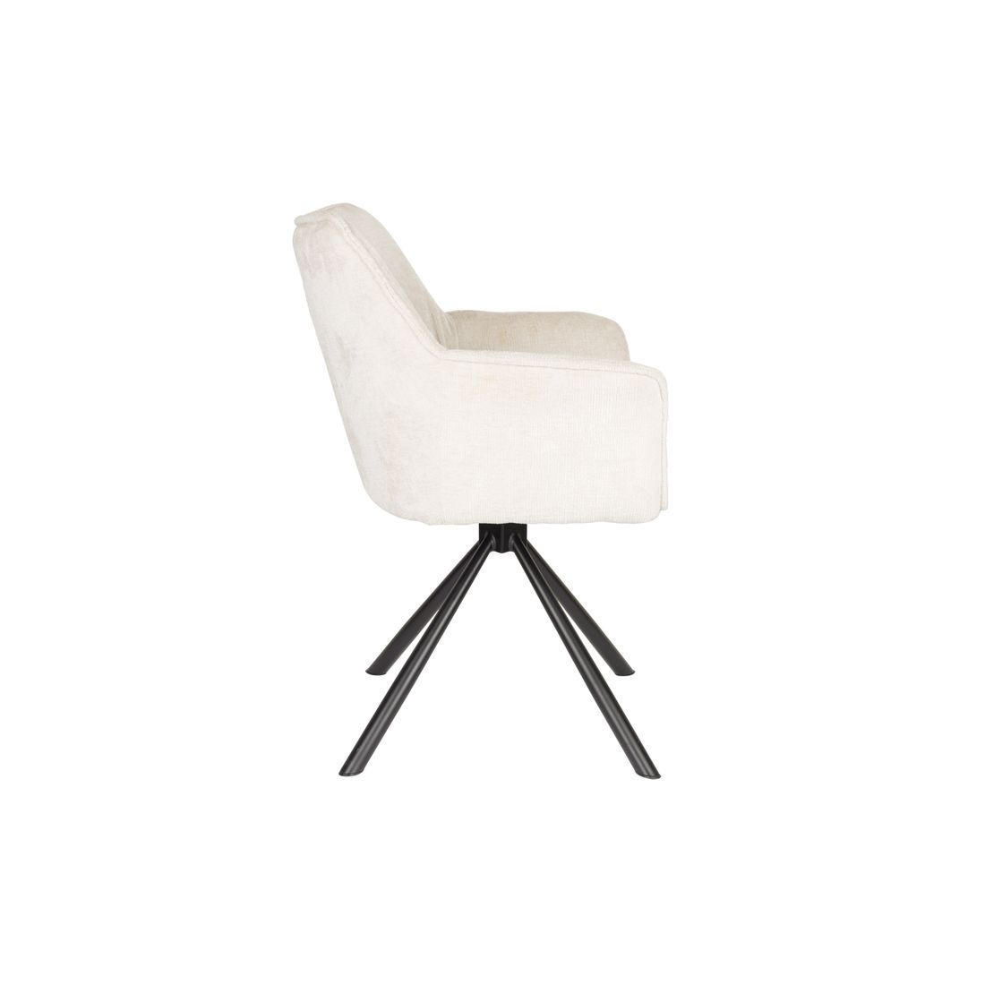 White Label Living Eetkamerstoel Kodak Wit