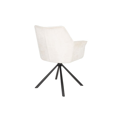 White Label Living Eetkamerstoel Kodak Wit