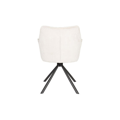 White Label Living Eetkamerstoel Kodak Wit