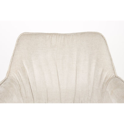 White Label Living Eetkamerstoel Kodak Wit