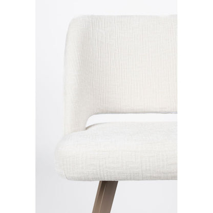 White Label Living Eetkamerstoel Yves Wit