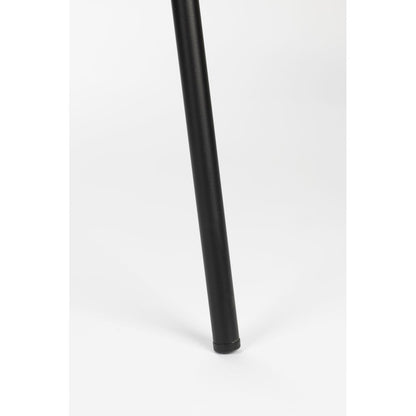 White Label Living Eetkamerstoel Jolien Zwart Wit