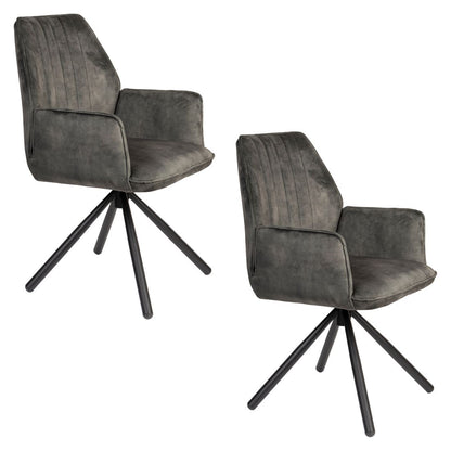 White Label Living Eetkamerstoel Jamie Groen