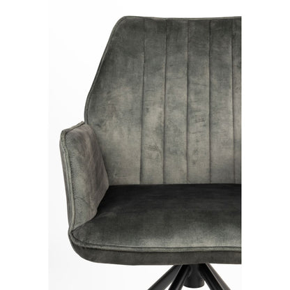 White Label Living Eetkamerstoel Jamie Groen