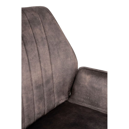 White Label Living Eetkamerstoel Jamie Donkerbruin