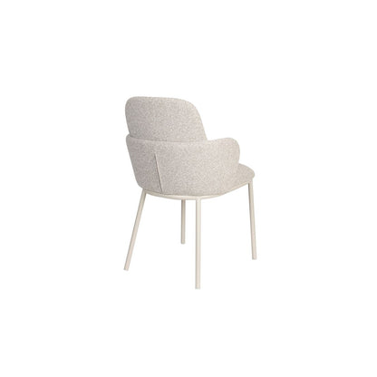 White Label Living Eetkamerstoel Jerrico Grijs Beige