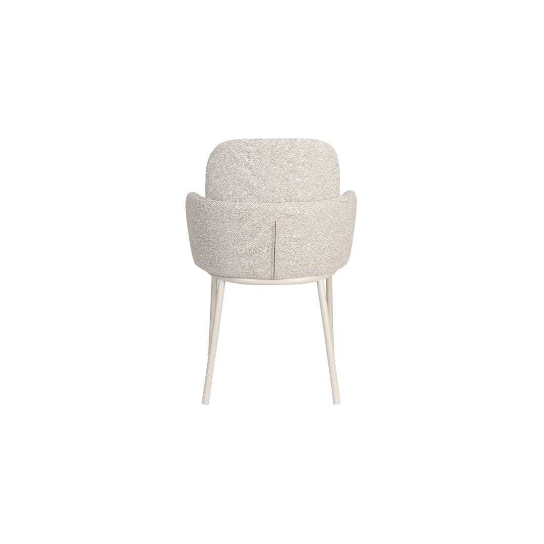 White Label Living Eetkamerstoel Jerrico Grijs Beige