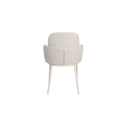 White Label Living Eetkamerstoel Jerrico Grijs Beige