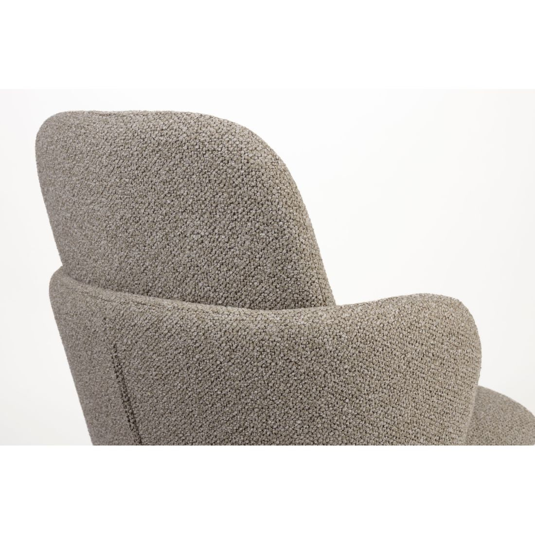 White Label Living Eetkamerstoel Jerrico Bruin Beige