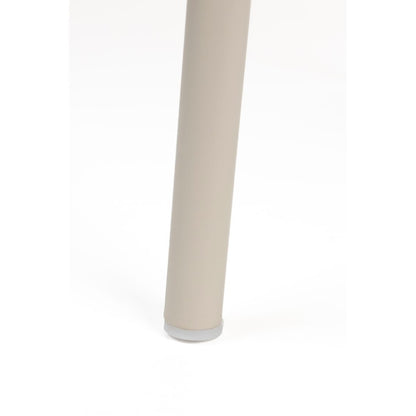 White Label Living Eetkamerstoel Jerrico Bruin Beige