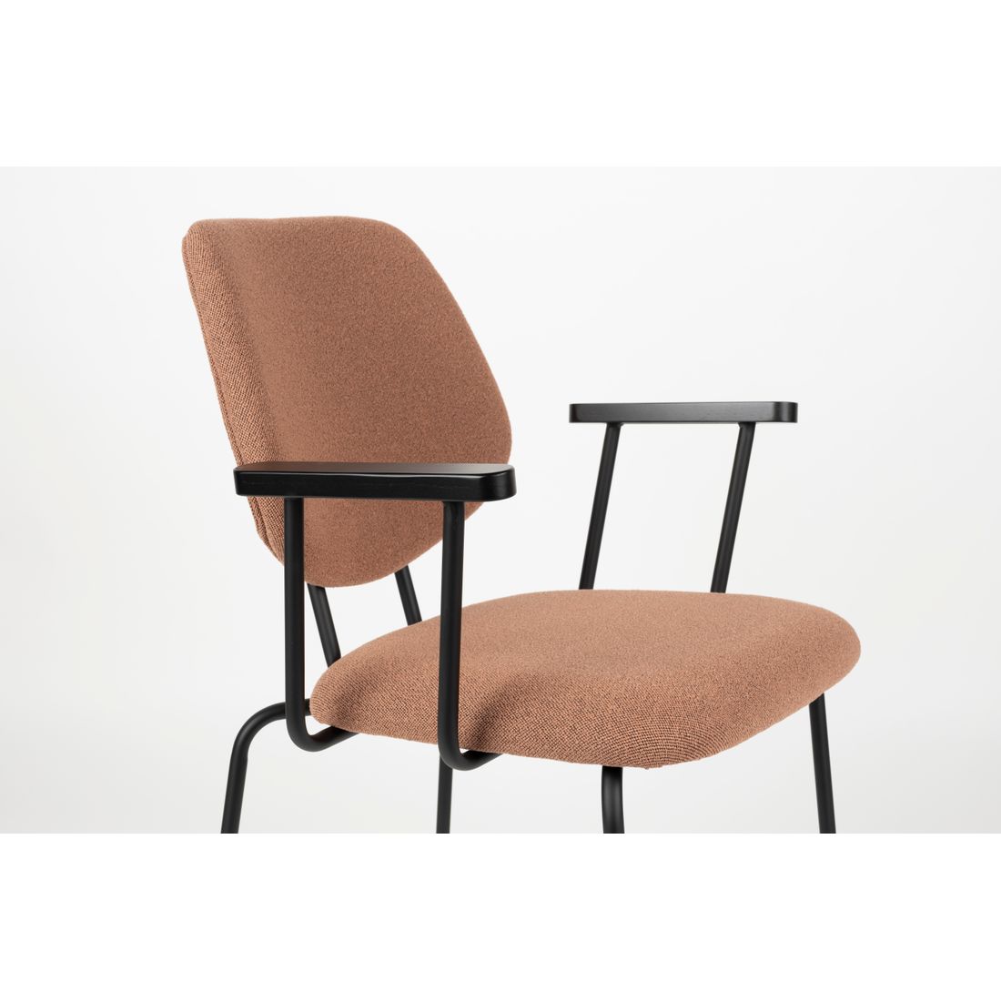 White Label Living Eetkamerstoel Zelo Roze