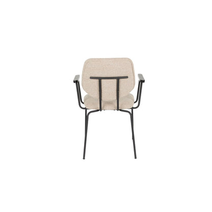 White Label Living Eetkamerstoel Zelo Beige