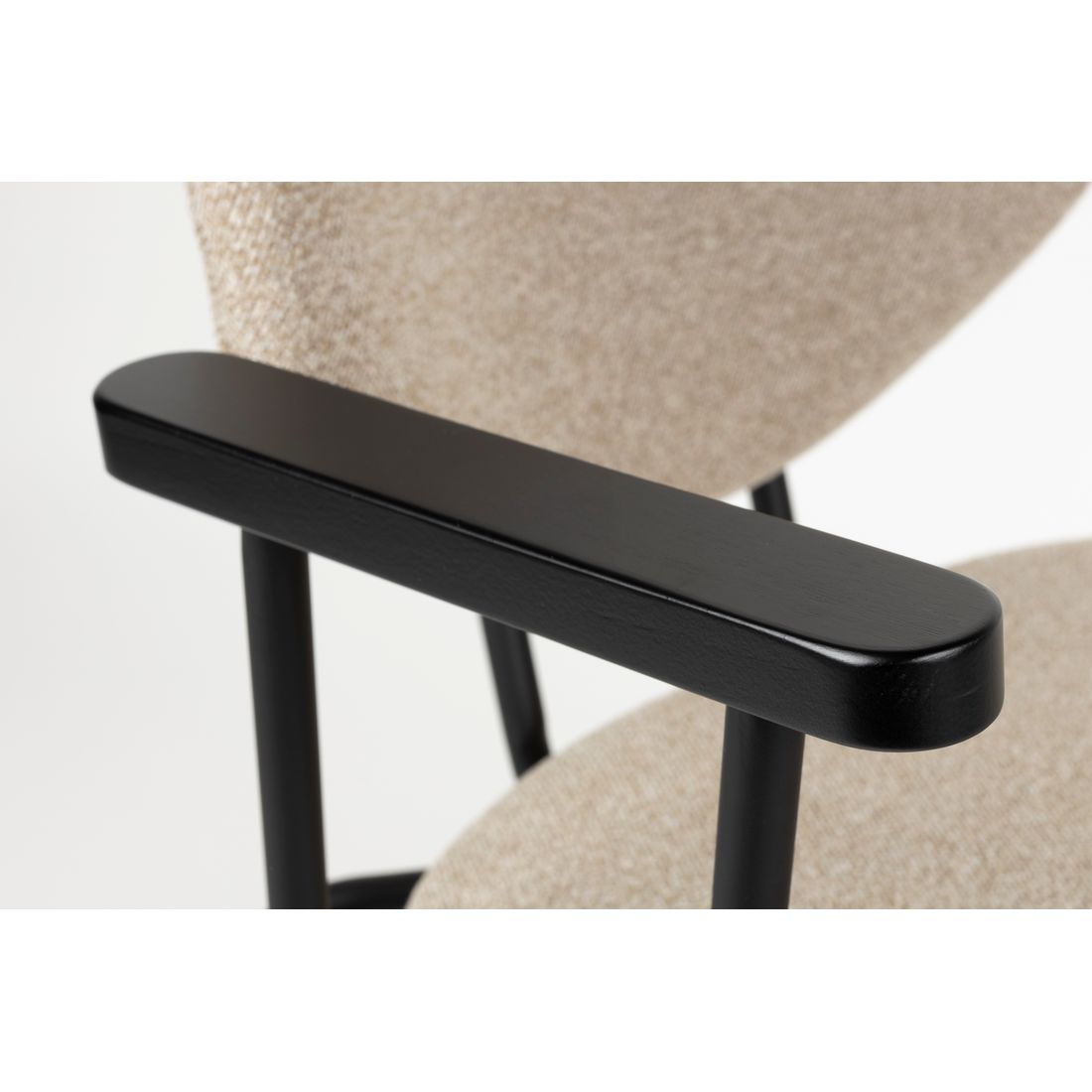 White Label Living Eetkamerstoel Zelo Beige