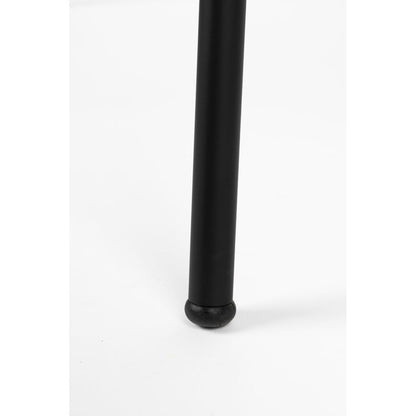 White Label Living Eetkamerstoel Zeri Zwart