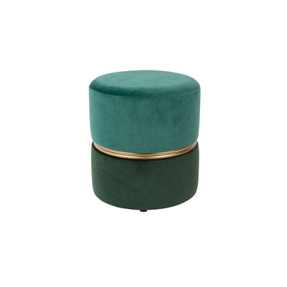 White Label Living Poef  Bubbly Groen Blauw