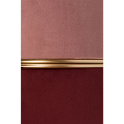 White Label Living Poef Bubbly Rood Roze