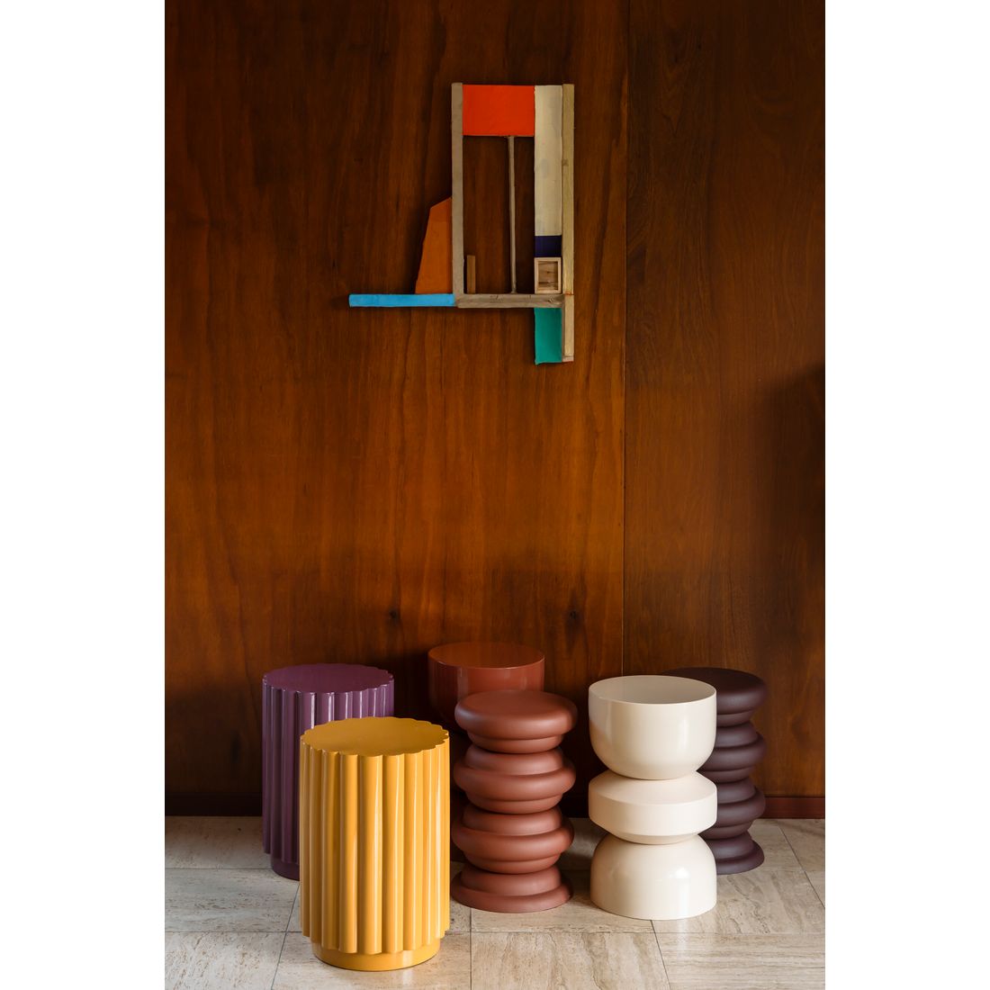 Dutchbone Bijzettafel Camila Okergeel