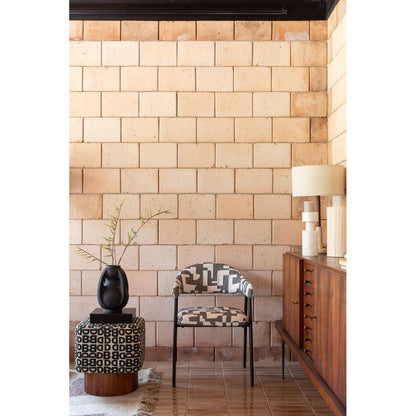 Dutchbone Poef Monogram