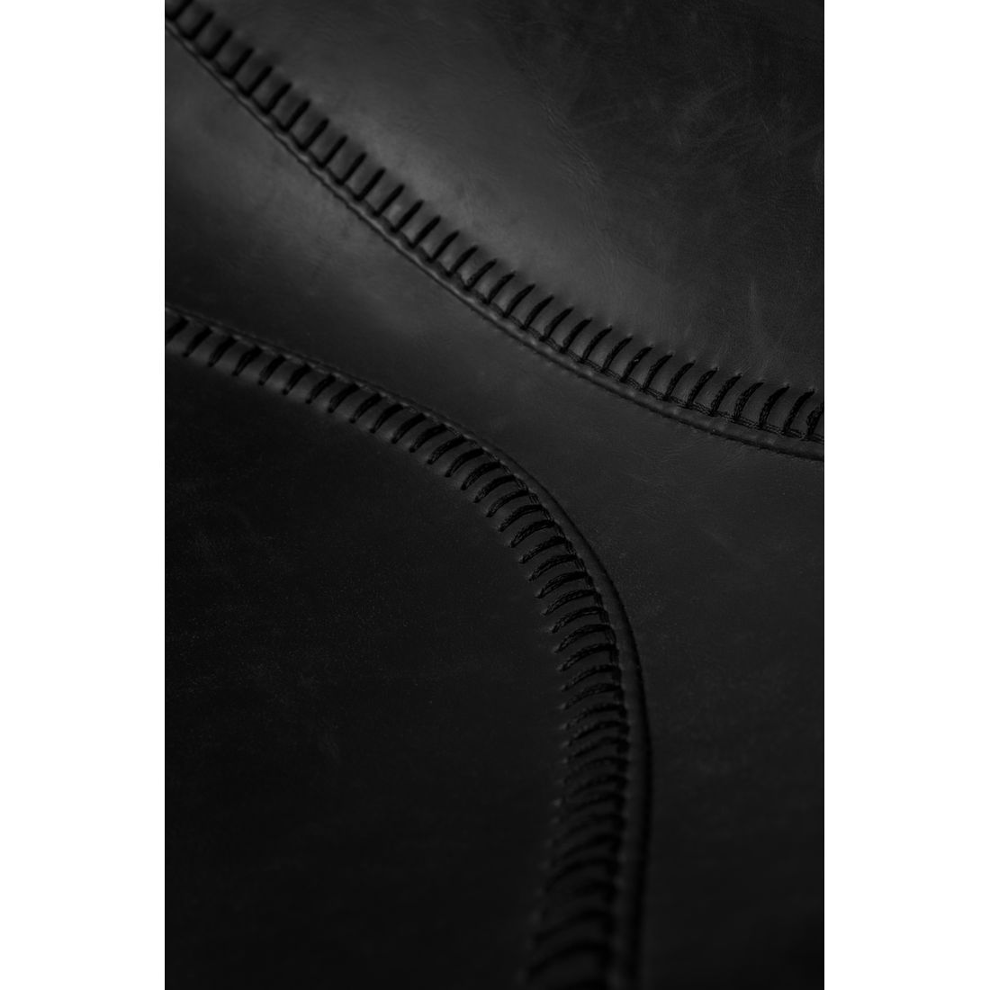 Dutchbone Barkruk Franky Zwart Hoog