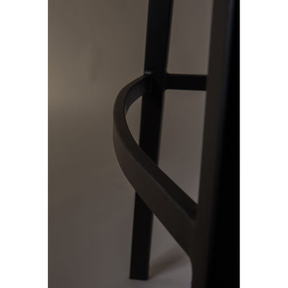 Dutchbone Barkruk Franky Zwart Hoog