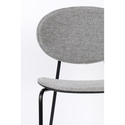 White Label Living Barkruk Donny Grijs