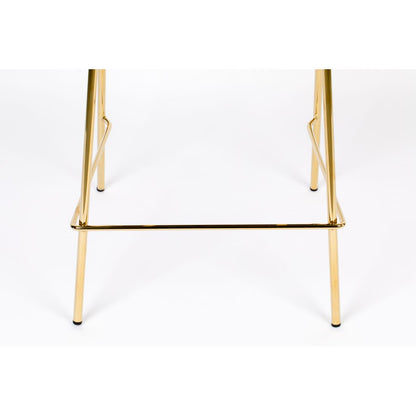 White Label Living Barkruk Jolien Goud Groen