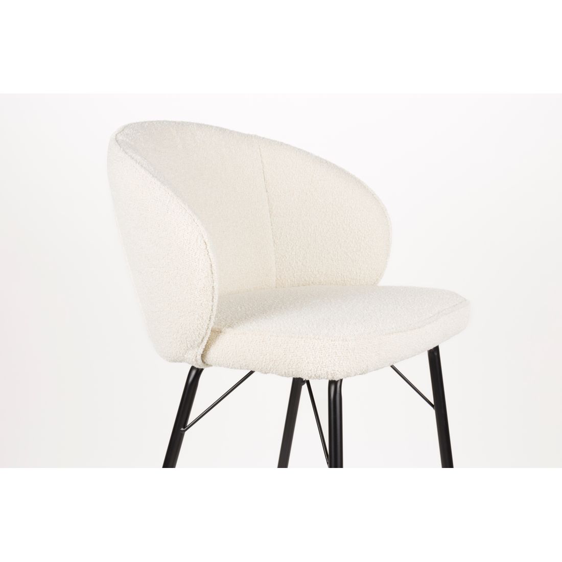 White Label Living Barkruk Joa Wit