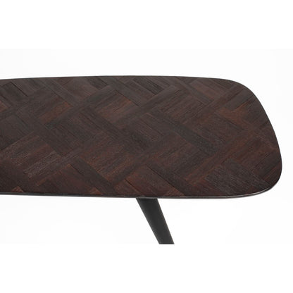 White Label Living Eetkamerbank Webster Bruin