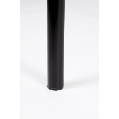 White Label Living Eettafel Marcio 180x80cm Zwart