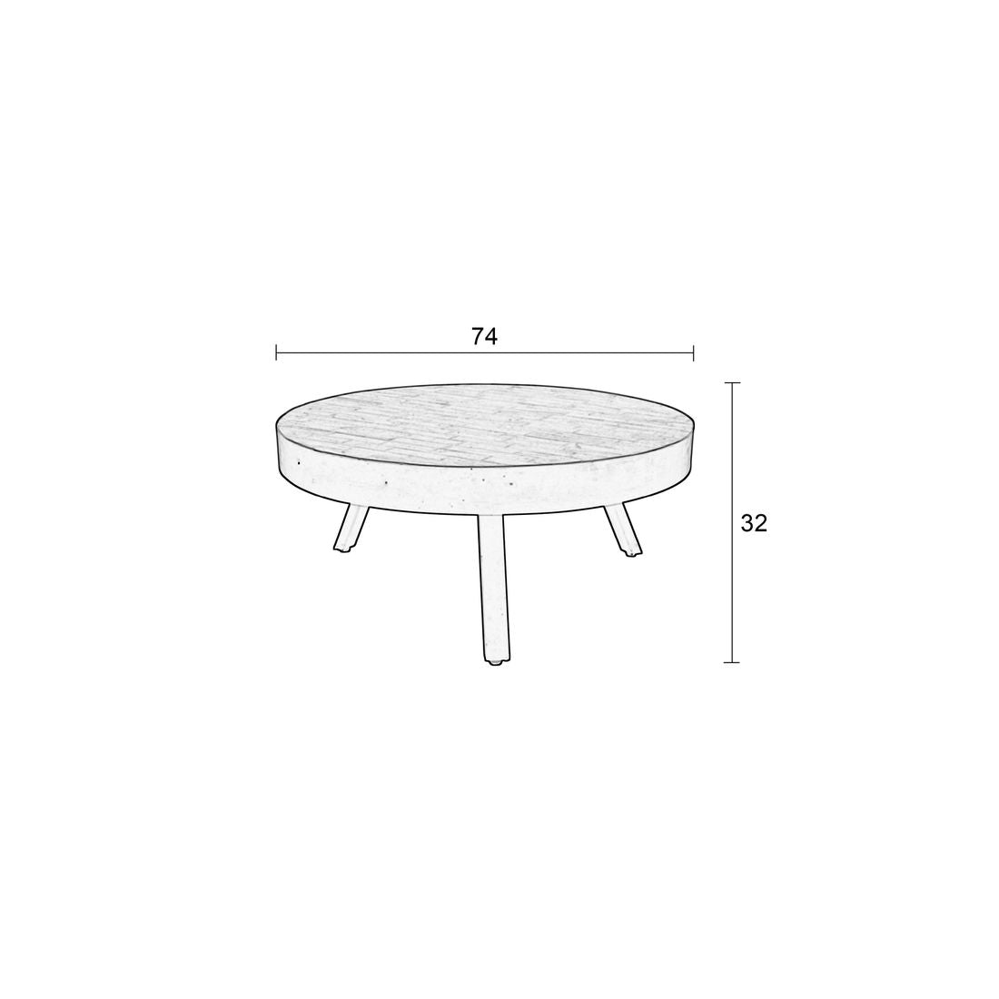 White Label Living Salontafel Suri L