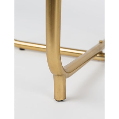 White Label Living Bijzettafel Timpa Marmer Groen