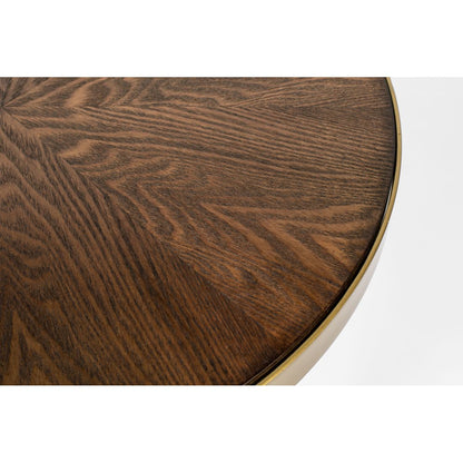 White Label Living Bijzettafel Denise Walnoot