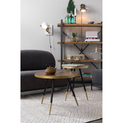 White Label Living Bijzettafel Denise Walnoot