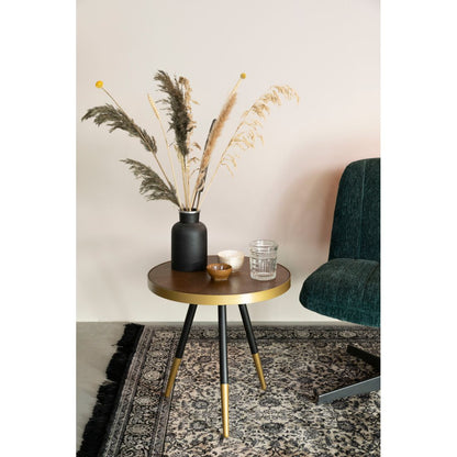 White Label Living Bijzettafel Denise Walnoot