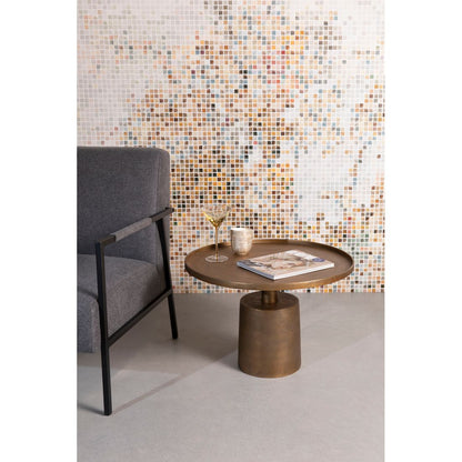 White Label Living Salontafel Mason Messing