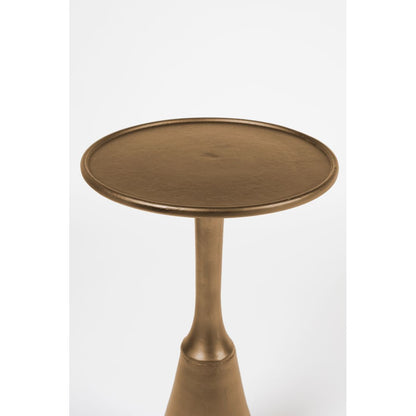 White Label Living Bijzettafel Noah Antiek Messing