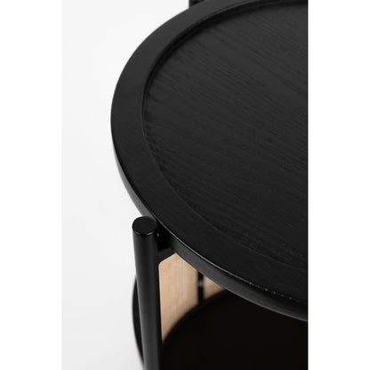 White Label Living Bijzettafel Makoto Zwart