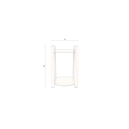 Dutchbone Bijzettafel Navagio Blauw