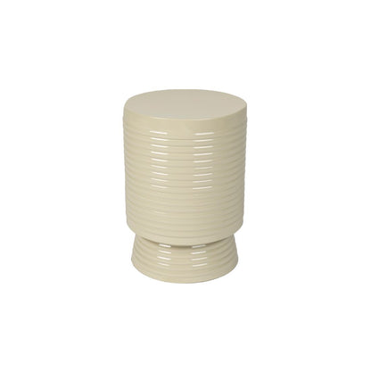 White Label Living Bijzettafel Sven Wit Beige S