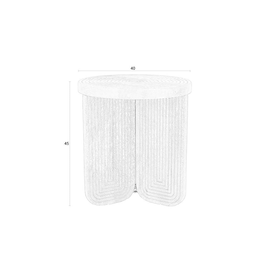 White Label Living Bijzettafel Maeze