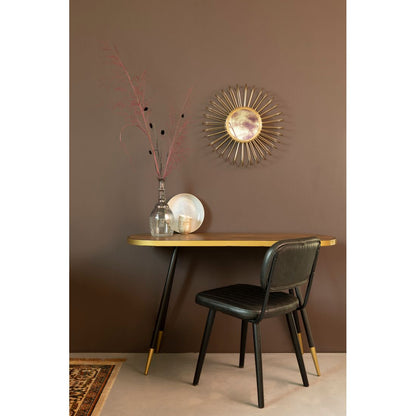 White Label Living Wandtafel Denise Walnoot