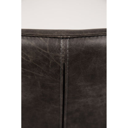 White Label Living Fauteuil Bon Donkergrijs