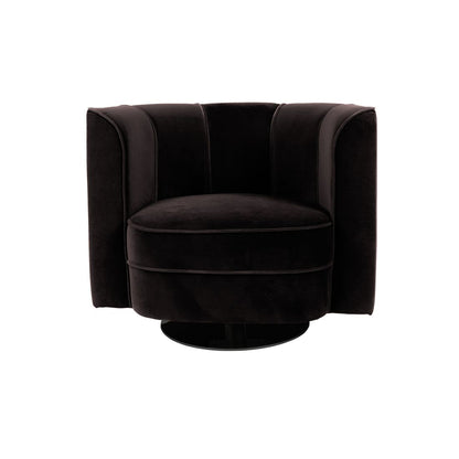 Dutchbone Fauteuil Flower Zwart