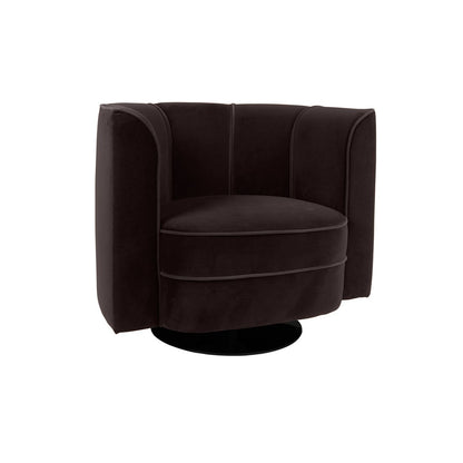 Dutchbone Fauteuil Flower Zwart