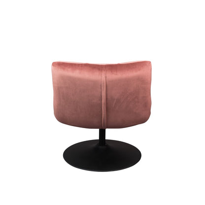 Dutchbone Fauteuil Bar Velvet Oud Roze