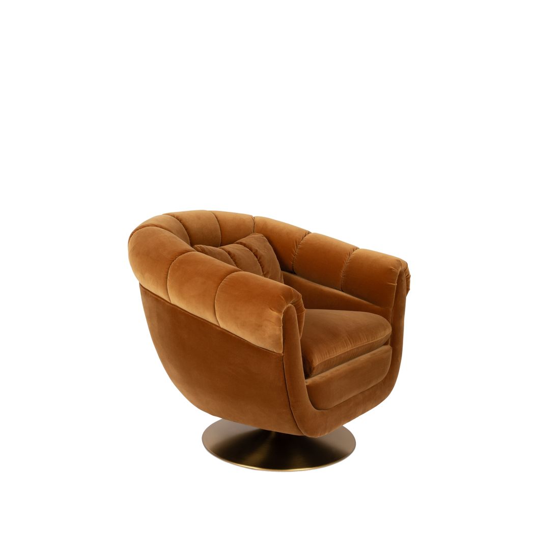 Dutchbone Fauteuil Member Bruin Oranje
