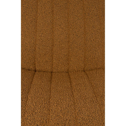 White Label Living Fauteuil Jax Bouclé Bruin